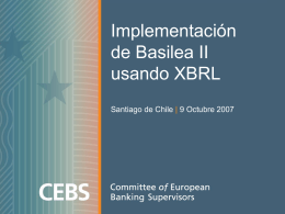 XBRL as a tool for supervision