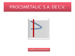 PROCSMETALIC S.A. DE C.V.