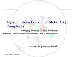 Agostic Interactions in d0 Metal Alkyl Complexes