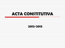 ACTA CONSTITUTIVA