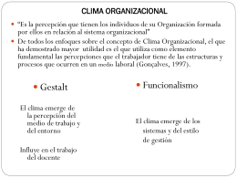 Clima Organizacional