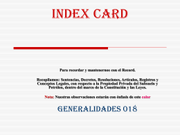 INDEX CARD