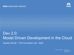 Opportunities for TCS in Cloud Computing