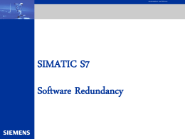 Software Redundancy