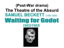 The Theatre of the Absurd