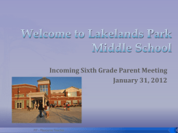 Lakelands Park Middle School