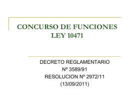 CONCURSO DE FUNCIONES LEY 10471