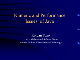 High Performance Java for Scientific Computing