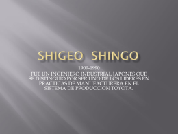 SHIGEO SHINGO