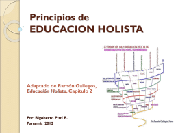 Principios de EDUCACION HOLISTA