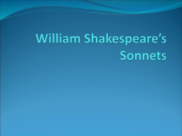 William Shakespeare’s Sonnets