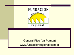 Diapositiva 1 - Fundacion para el Desarrollo Regional