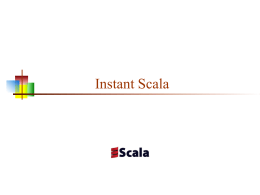 Basic Scala - University of Pennsylvania