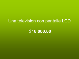 Ein neuer LCD Fernseher: 2500 EUR
