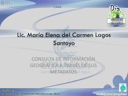 Lic. Maria Elena del Carmen Lagos Santoyo