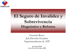 Proyecto de Ley Reforma Previsional. Aspectos …
