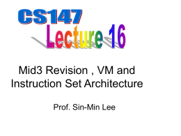 Mid3 Revision - SJSU Computer Science Department