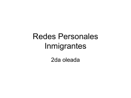 Redes Personales Inmigrantes