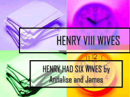 HENRY VIII WIVES