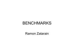BENCHMARKS - Florida Institute of Technology