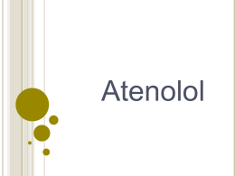 Atenolol - Depto.Cs.Biologicas