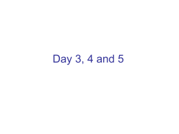Day 3, 4 and 5 - Digitalkombinat