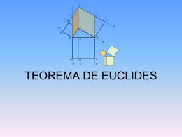 TEOREMA DE EUCLIDES - Liceo Industrial "Domingo Matte
