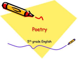 Forms of Poetry - Scott County, Virginia Public Schools
