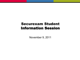 SecurExam Student - McGill University