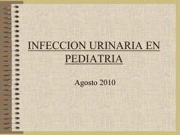Infeccion del Tracto Urinario en PEDIATRIA