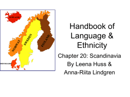 Handbook of Language & Ethnicity
