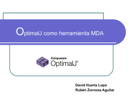 OptimalJ como herramienta MDA