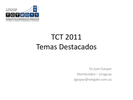 TCT 2011 Temas Destacados