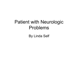 Patient with Neurologic Problems