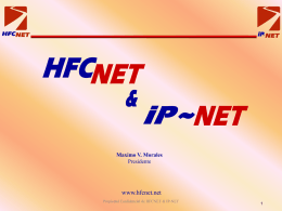 Presentacion HFCNET