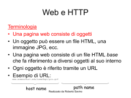 Web e HTTP
