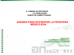 Diapositiva 1 - CAMARA DE DIPUTADOS