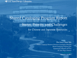 Status Report of - University of California, Berkeley