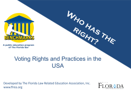Who has the right? - The Florida Bar