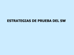 Estrategias de Prueba del SW - IUTJAA