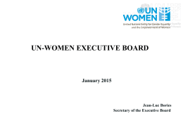 UN-WOMEN EXECUTIVE BOARD