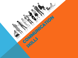 Communication Skills - Austin Independent School District