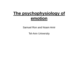 Physiological measures of emotion.