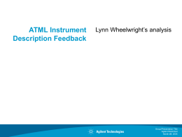 ATML Instrument Description Feedback - IEEE-SA