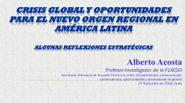 Diapositiva 1 - FLACSO :: Universidad de Postgrado