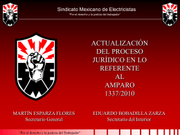 Diapositiva 1 - Sindicato Mexicano de Electricistas