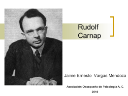 Rudolph Carnap