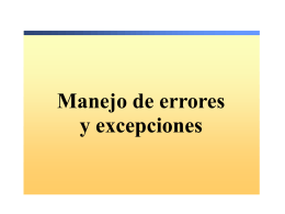 Module 6: Handling Errors and Exceptions