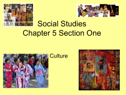 Social Studies Chapter 5 Section One