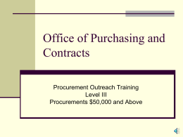 University at Albany Purchasing & Contracts